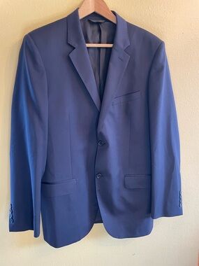 Calvin Klein Collection Deep Blue Two-Button Men's Suit